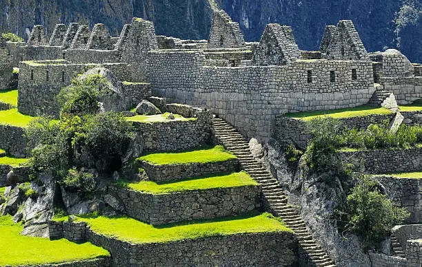 Inca Oriental Store Houses Machu Picchu Circuit 2